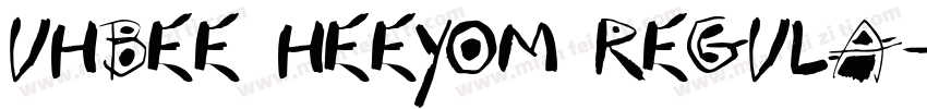 UhBee Heeyom Regula字体转换
